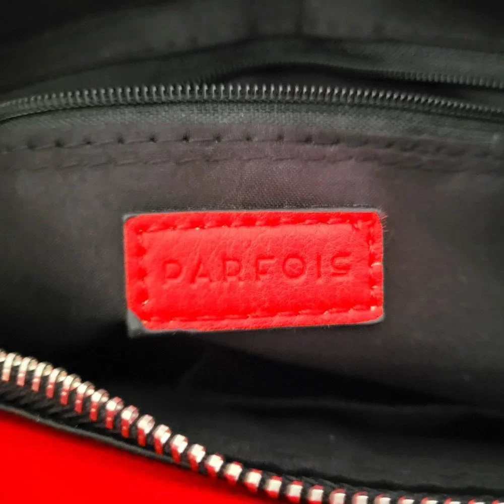 Parfois Red Vegan Faux Leather Medium Cross Body Bag, Tote Handles, GUC - Picture 5 of 12